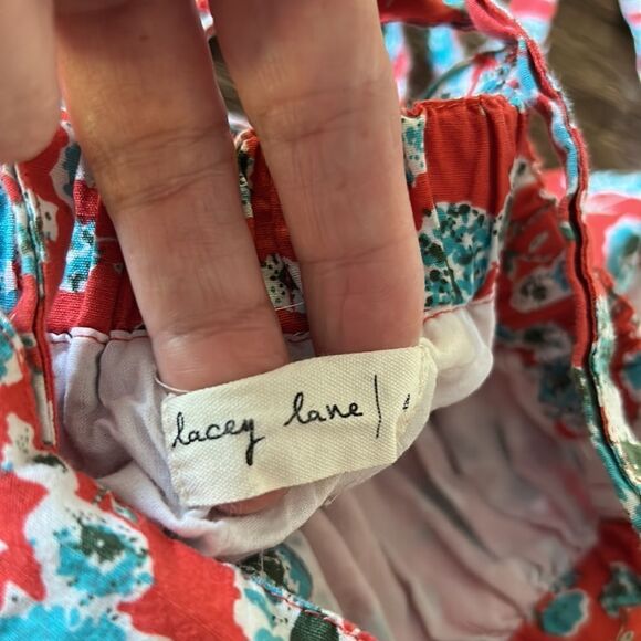 Lacey Lane 4 floral suspenders skirt ❤️❤️🌟🌟🌸 - Picture 5 of 8